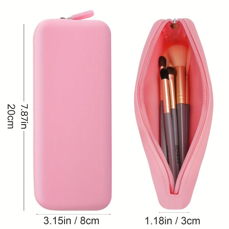 Travel Makeup Brush Holder Silicone Makeup Bag BPA-Free