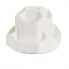 360 Rotating Cosmetic Organizer Box Makeup Brush Case Holder Lipstick Holder