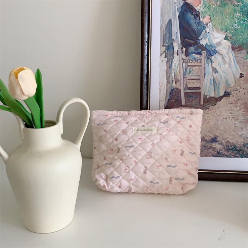 Quilting Cartoon Makeup Bag Large Capacity Toiletry Bag