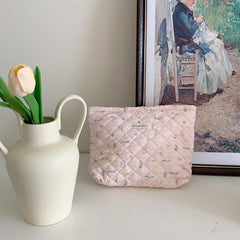 Quilting Cartoon Makeup Bag Large Capacity Toiletry Bag