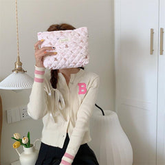 Quilting Cartoon Makeup Bag Large Capacity Toiletry Bag