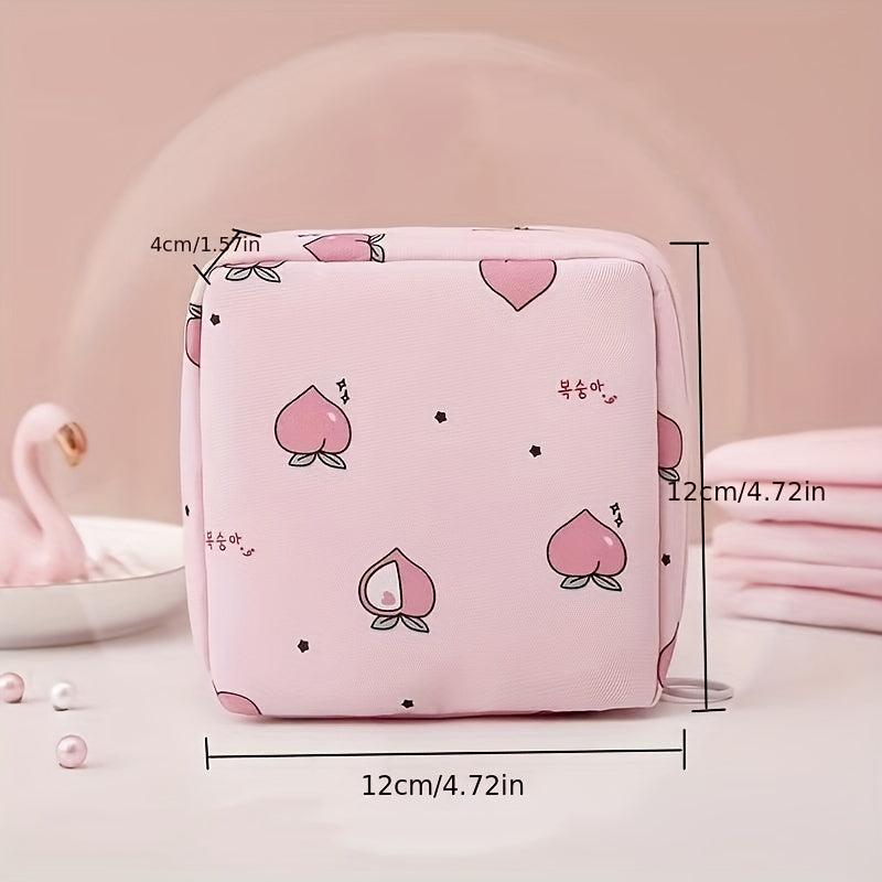 Women Tampon Storage Bag Sanitary Pad Pouch Napkin Cosmetic Organizer