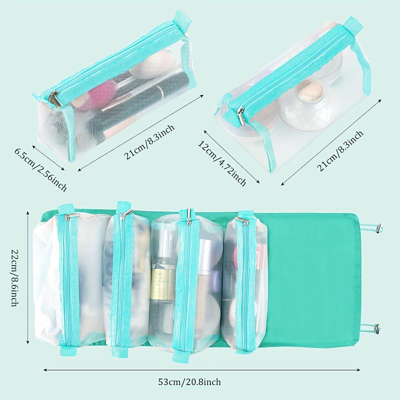 4 In 1 Removable Portable Toiletry Make Up Organizer Bag