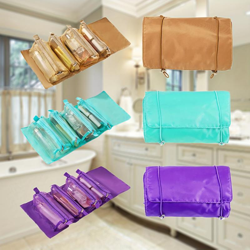 4 In 1 Removable Portable Toiletry Make Up Organizer Bag