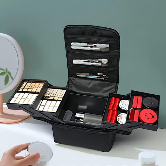 Large Makeup Travel Train Case Plus Size Nail Supply Organizers & Storage