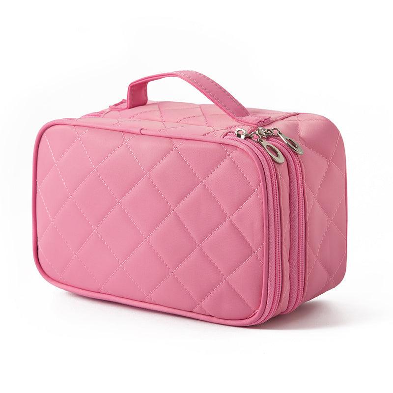 Waterproof Makeup Bag Double Layer Travel Organizer for Women