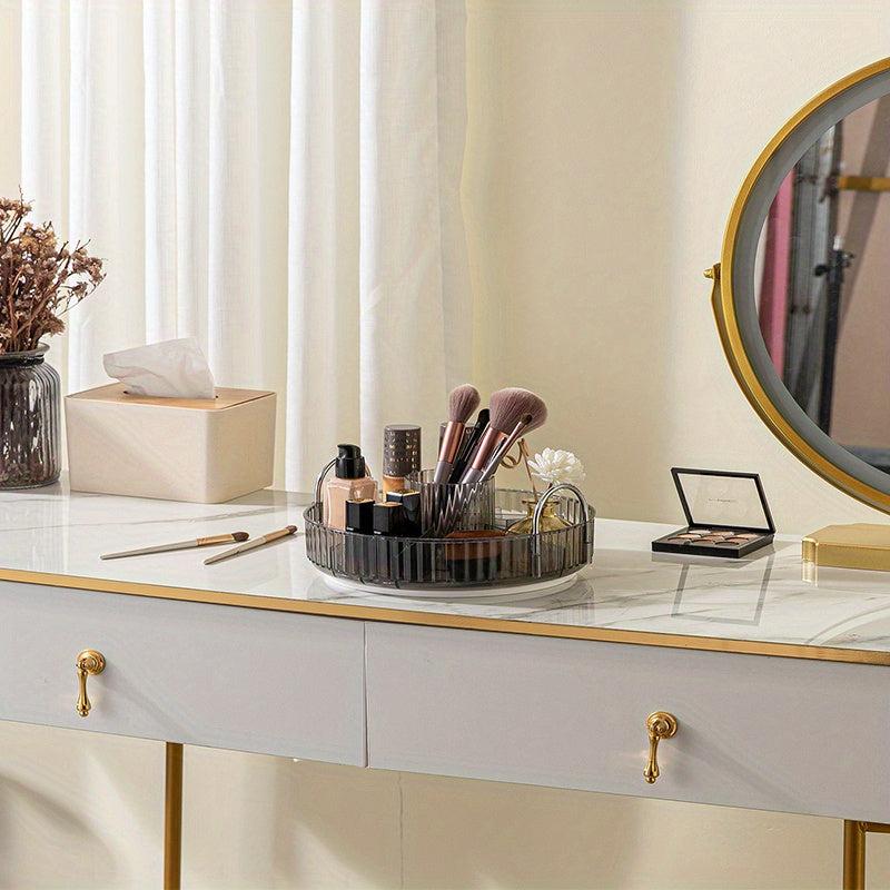 360 Rotating Makeup Organizer for Vanity Clear Storage