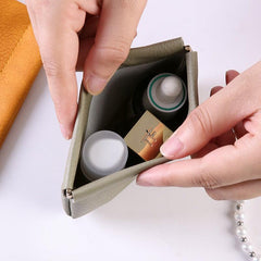 Self-closing Waterproof Cosmetic Bag Lipstick Organizer