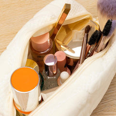 Cloud Pattern Makeup Bag Soft and Portable for Travel and Organization