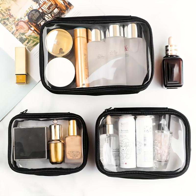 Clear Waterproof PVC Toiletry Travel Bag Large Capacity Organizer