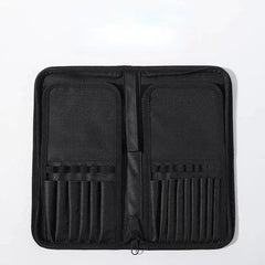 Makeup Brush Holder Case 15pcs Brushes Organizer