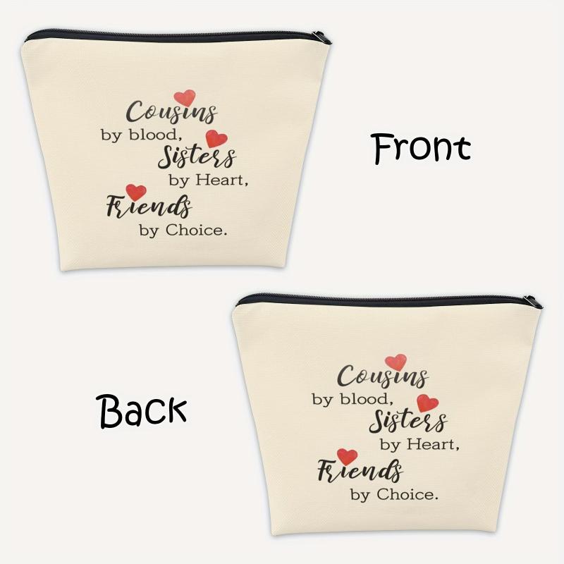 Cousin For Women Makeup Bag Funny Gift