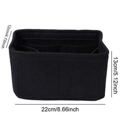 Felt Purse Organizer Insert Bag Organizers Pockets Tote Bag In Bag