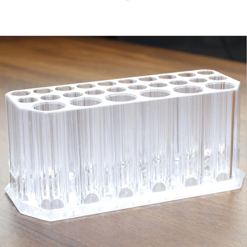 Makeup Brush Pen Organizer 26 Slots Eyeliner Pen Storage Box