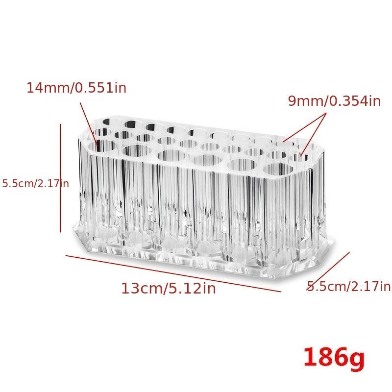 Makeup Brush Pen Organizer 26 Slots Eyeliner Pen Storage Box