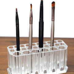 Makeup Brush Pen Organizer 26 Slots Eyeliner Pen Storage Box