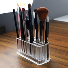 Makeup Brush Pen Organizer 26 Slots Eyeliner Pen Storage Box