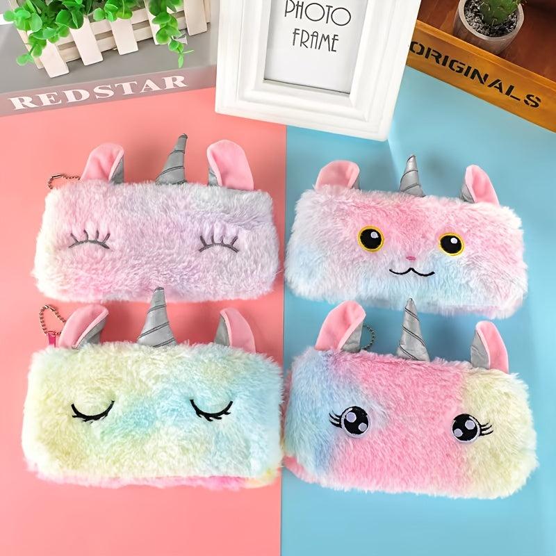 Unicorn Cosmetic Pouch Lipstick Pencil Case For Girls Student Storage Bag