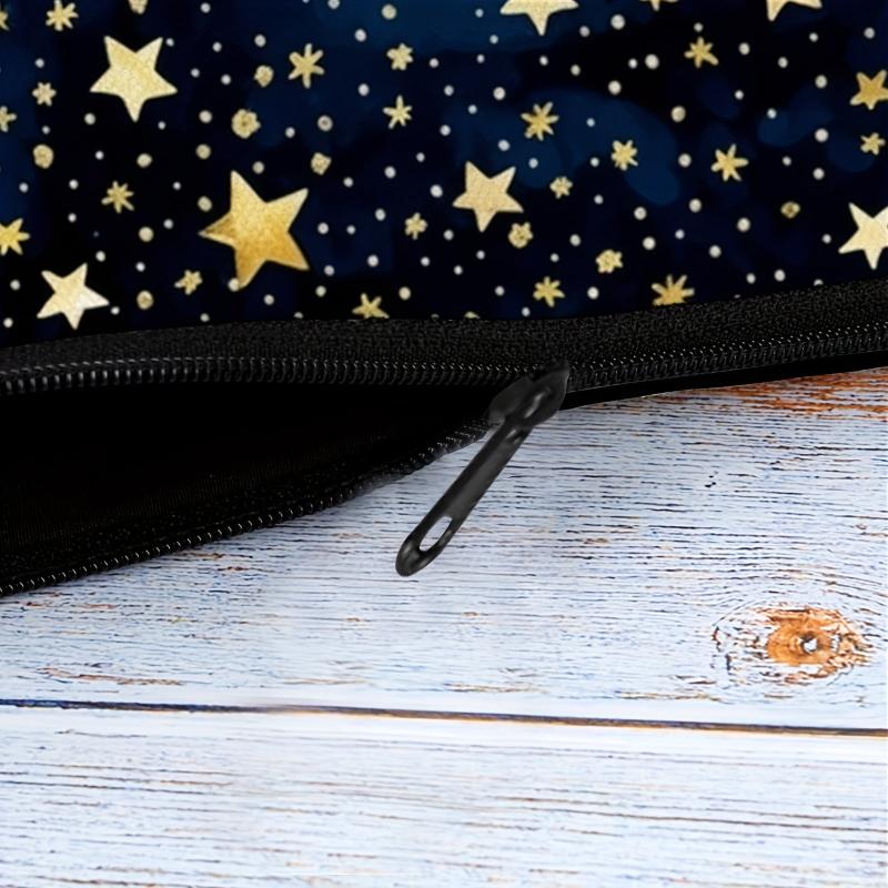 Starry Makeup Pouch Clutch Cosmetic Bag for Girls and Women