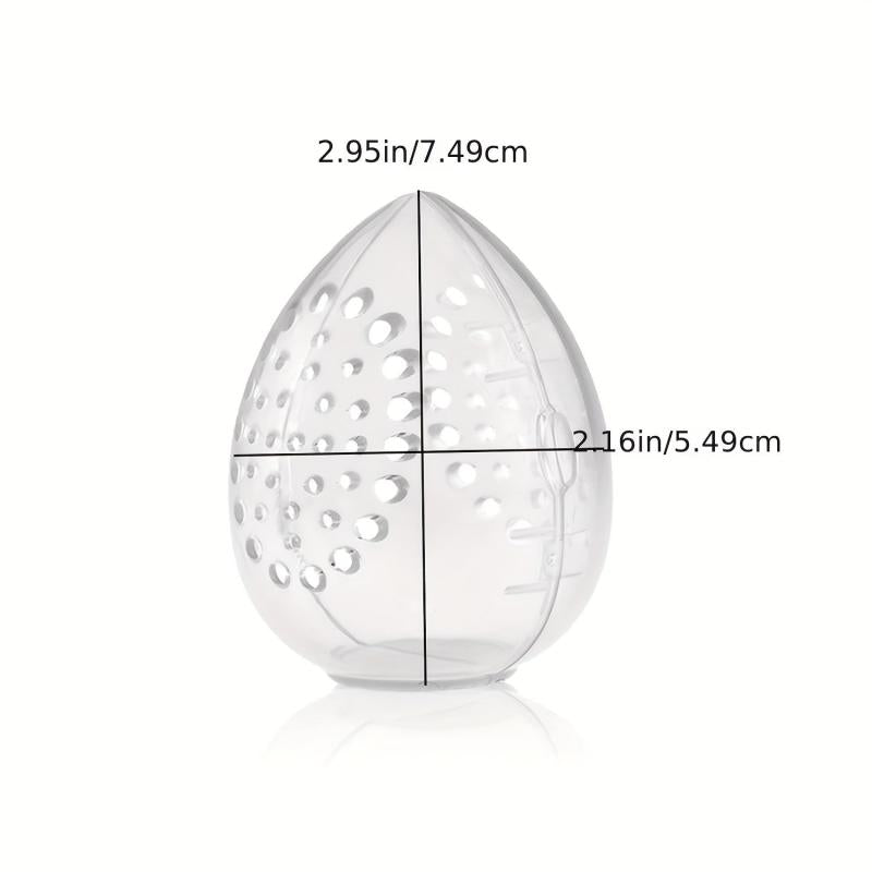 4pcs Makeup Sponge Case Protective Container Cosmetic Egg Storage Cases