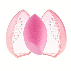 4pcs Makeup Sponge Case Protective Container Cosmetic Egg Storage Cases
