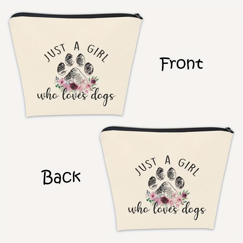 Dog Birthday Gift For Sister Makeup Bag Zipper Purse