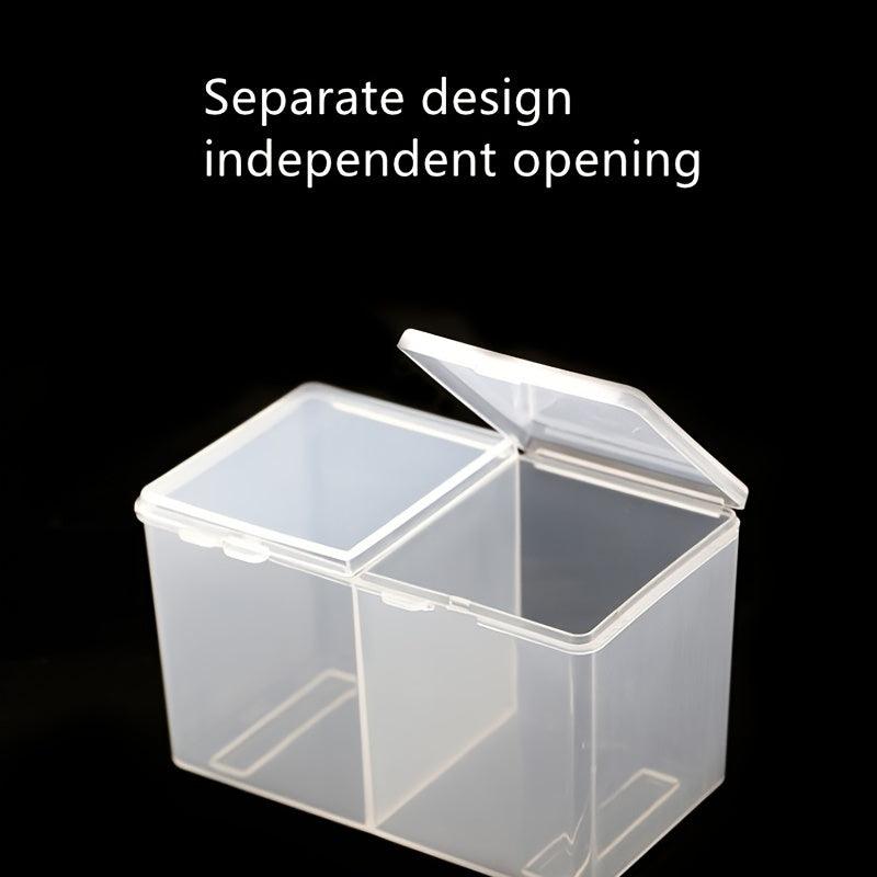 Transparent Nail Care Towel Storage Box