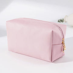 Stylish PU Leather Toiletry Bag for Women Perfect Travel Makeup Pouch