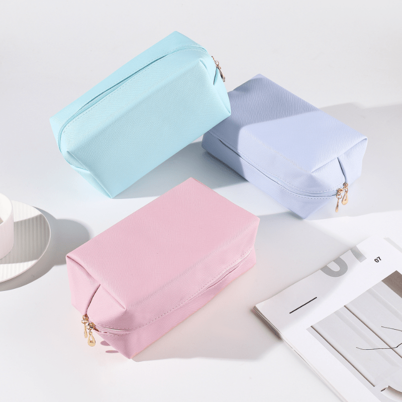 Stylish PU Leather Toiletry Bag for Women Perfect Travel Makeup Pouch