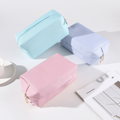 Stylish PU Leather Toiletry Bag for Women Perfect Travel Makeup Pouch