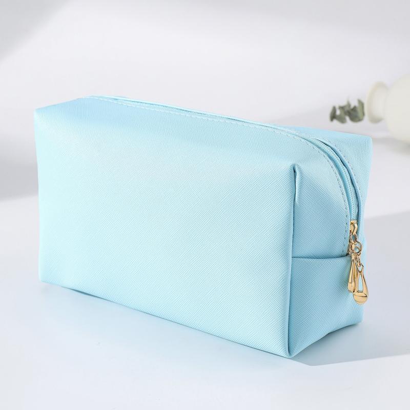 Stylish PU Leather Toiletry Bag for Women Perfect Travel Makeup Pouch