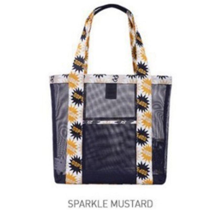 Large Capacity Mesh Beach Shoulder Bag Handbag Travel Storage Bag