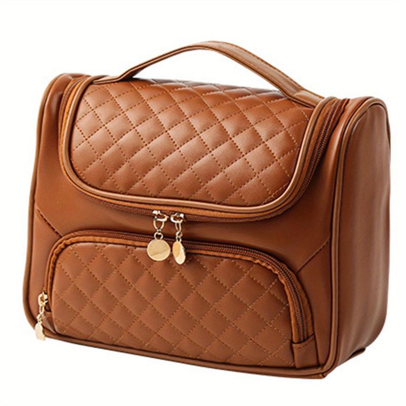 Large Hanging Travel Toiletry Bag Organizer with Hook and Zipper Compartments