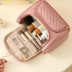 Large Hanging Travel Toiletry Bag Organizer with Hook and Zipper Compartments