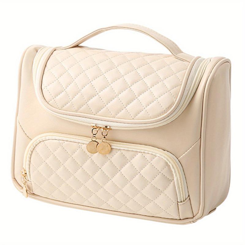 Large Hanging Travel Toiletry Bag Organizer with Hook and Zipper Compartments