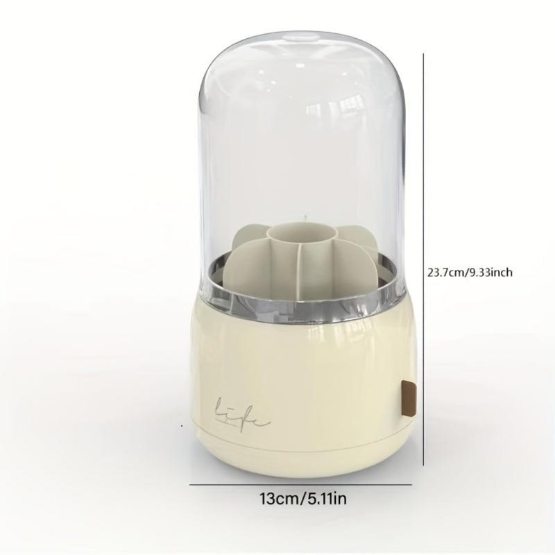 Makeup Brush Holder Organizer With Lid Dustproof Makeup Brushes Container