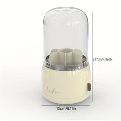 Makeup Brush Holder Organizer With Lid Dustproof Makeup Brushes Container
