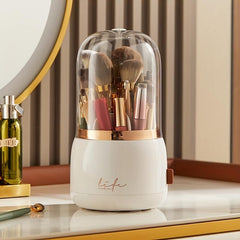 Makeup Brush Holder Organizer With Lid Dustproof Makeup Brushes Container