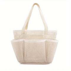 Mesh Shower Caddy Portable Shower Basket Quick Dry Hanging Shower Bag