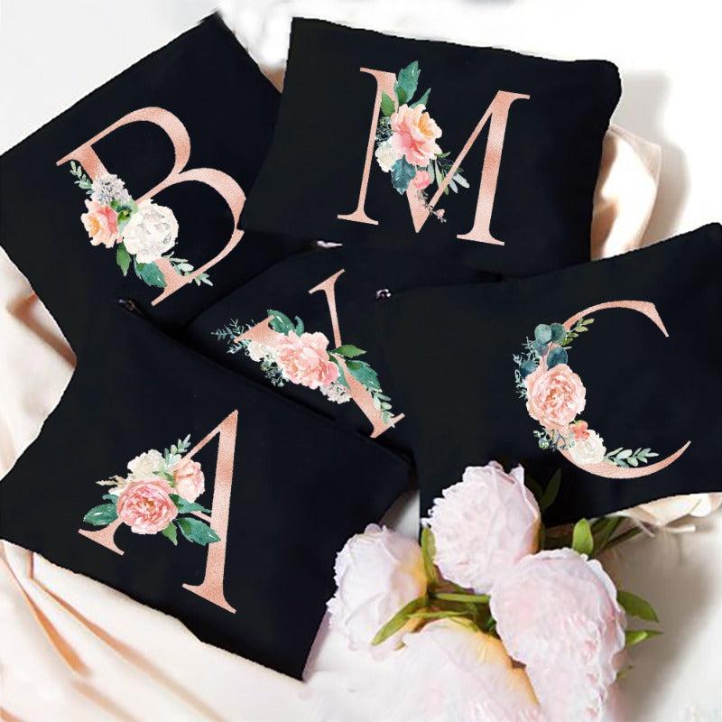 Women Bridesmaid Make Up Case Cosmetic Bag