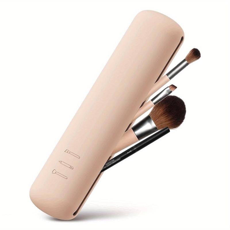 Silicone Makeup Brush Travel Case Portable Cosmetic Bag