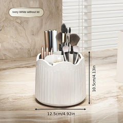 360 Rotating Makeup Brush Holder Organizer
