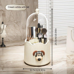 360 Rotating Makeup Brush Holder Organizer