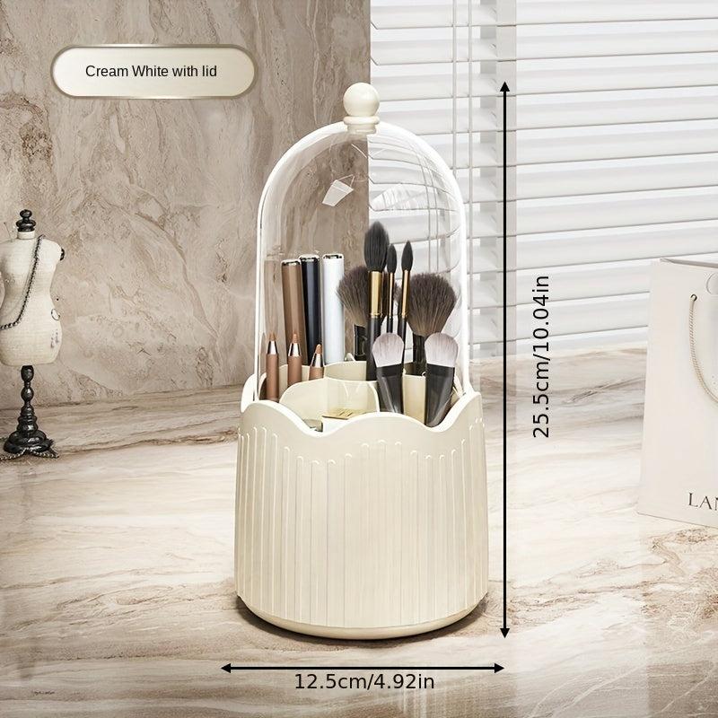 360 Rotating Makeup Brush Holder Organizer
