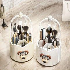 360 Rotating Makeup Brush Holder Organizer