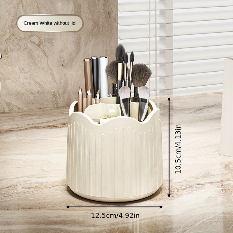 360 Rotating Makeup Brush Holder Organizer