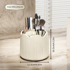 360 Rotating Makeup Brush Holder Organizer