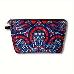 Waterproof Makeup Bag for Women Portable Cosmetic Organizer with Zipper Clutch