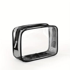 4pcs Transparent Cosmetic Bags Travel Toiletry Bag Waterproof Makeup Bag