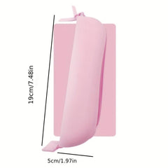 Silicone Travel Makeup Brush Holder with Zipper Closure
